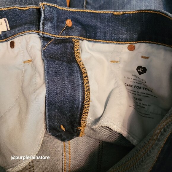 Madewell Jeans 28 Skinny 10" High Rise Danny Wash Tummy Control Stretch Denim - Picture 4 of 13